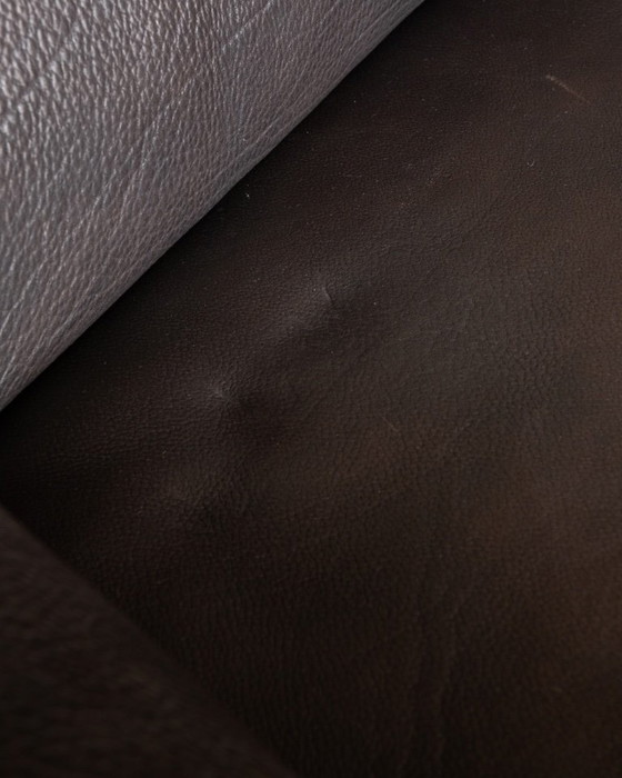 Image 1 of Canapé deux places vintage DS-47 de De Sede, canapé en cuir à encolure épaisse, assise extensible, années 1970