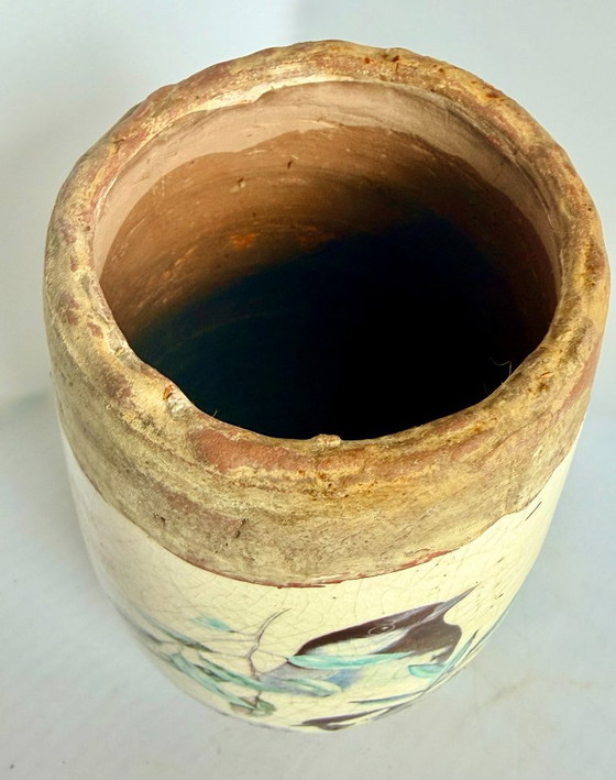 Vaas met broedse koolmezen – Vazen, Ceramic (photo 4 of 9)