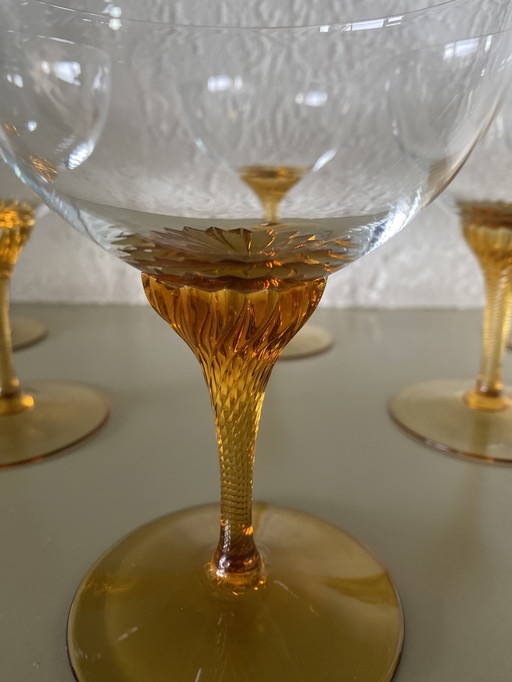 Glaçure coupe vintage Amberkleurige
