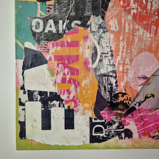 Image 1 of Straßenplakate auf Leinwand (Mixed Media)