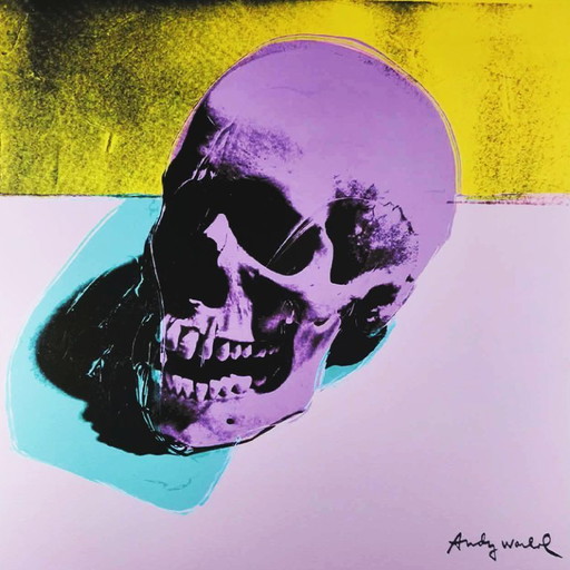 Litografia in edizione limitata "Teschio" di Andy Warhol, realizzata da CMOA.
