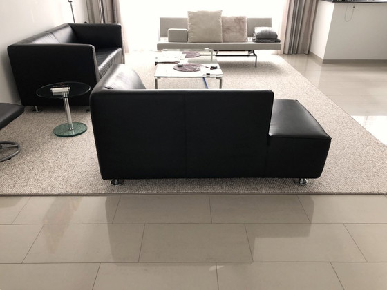 Image 1 of Chaise longue Gelderland 4800 Henk Vos in pelle nera