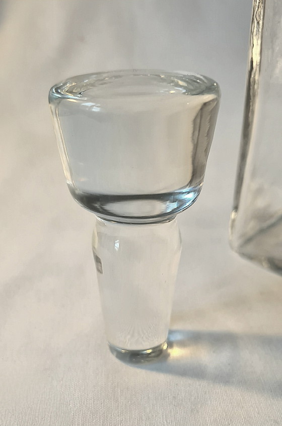 Caraffa in vetro / Vaso vintage Alfred Taube Vohenstrauß Mid Century 60s/70s Ottime condizioni H21/23 (photo 12 of 14)