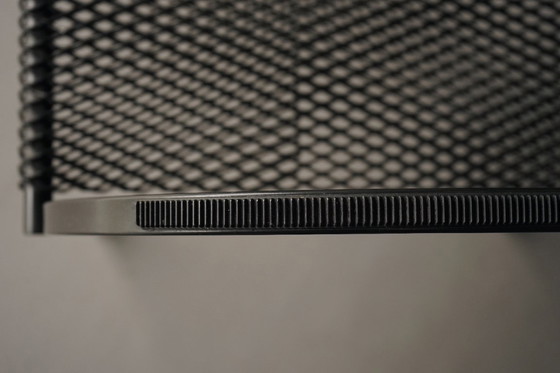 Image 1 of Sedie modello R401 in rete espansa di Shiro Kuramata per Pastoe, 1982, set da 2