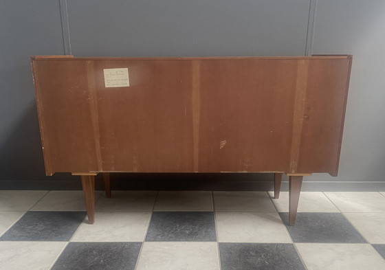 Image 1 of 2-door wood sideboard or Record cabinet 1970s