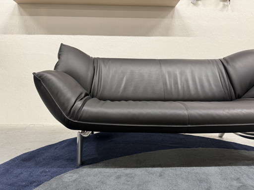 Divano Leolux Tango 3 posti Senso in pelle nera