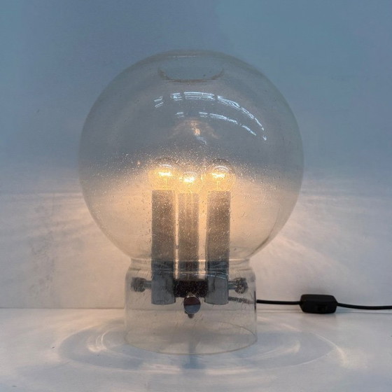 Image 1 of Limburg Glashütte glass table lamp , 1970s