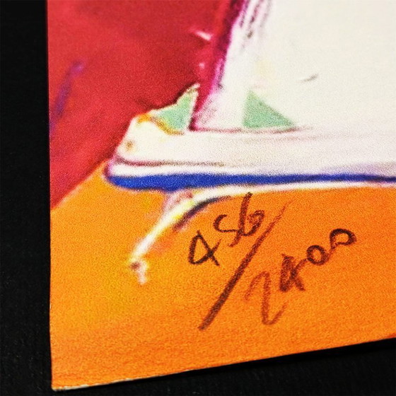 Image 1 of Grande litografia in edizione limitata "Pelè" di Andy Warhol, numerata a matita dal CMOA. 60 cm / 23,62 pollici