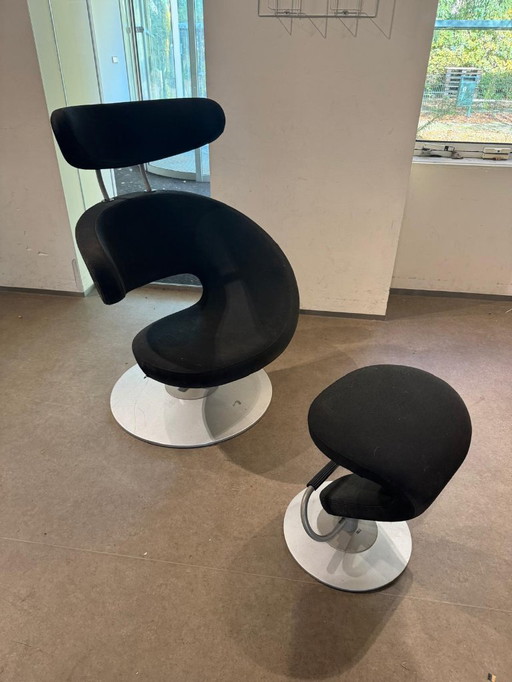 Stokke Variér Peel fauteuil + repose-pieds