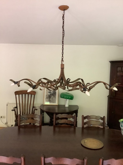 Jacco Maris Ruben Plie Oval 6UC Chandelier Bronze