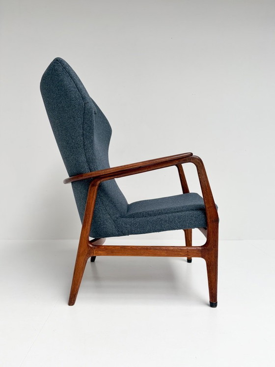 Re-upholstered Edith (men's) Armchair by Bovenkamp, 1960s – Textile, Vintage (photo 5 of 16)