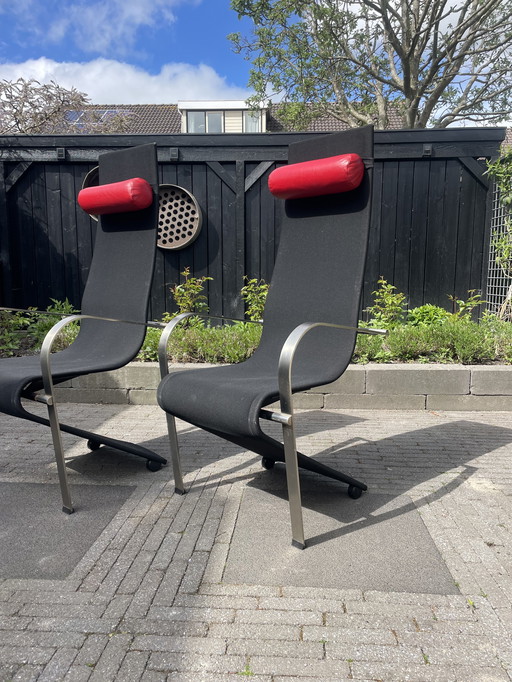 Vintage 80's lounge chairs