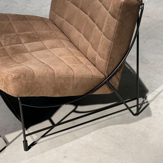Image 1 of Leolux Volare armchair with ottoman