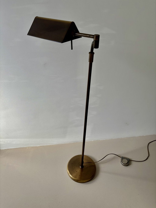 Herda messing vloerlamp jaren 80