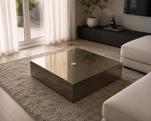 Design glazen salontafel