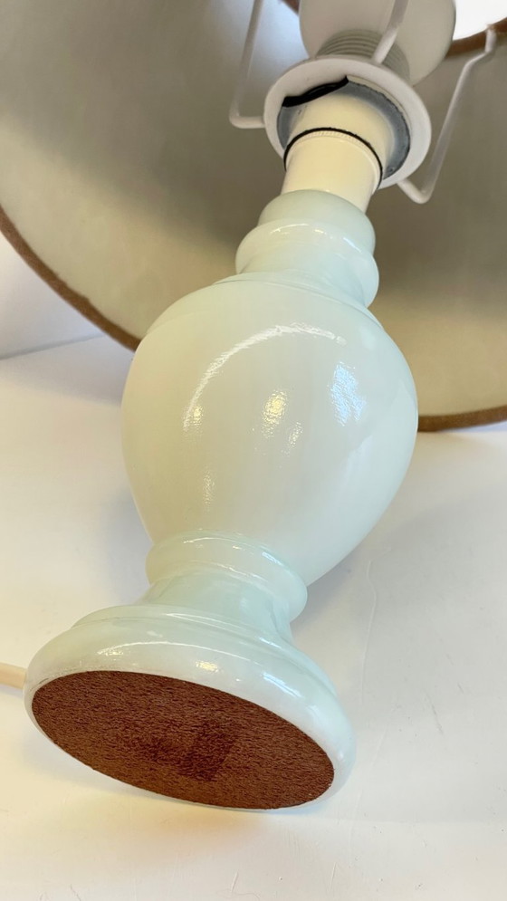 Image 1 of Vintage white marble lamp