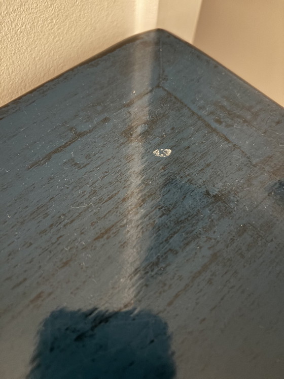 Image 1 of Glanzend gelakte blauwe kast Loods 5