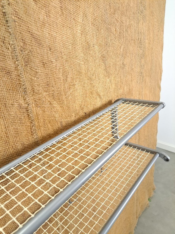 Image 1 of Habo Wandgarderobe mit weißem Netzgewebe, Nr. 12