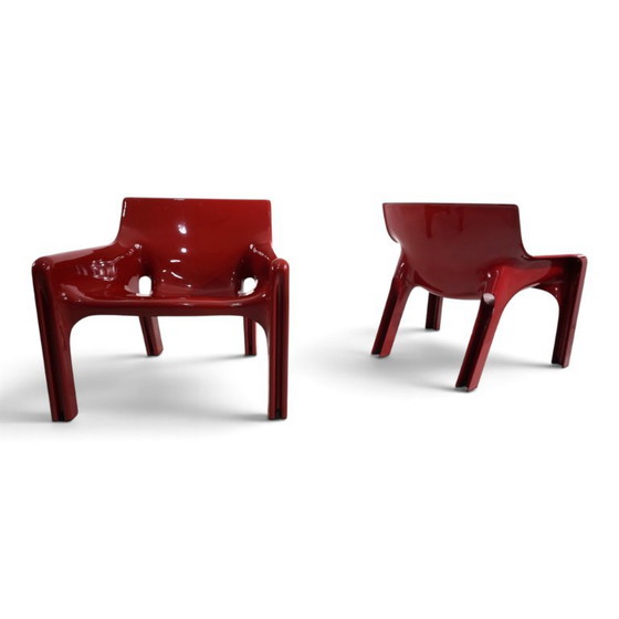 Vico Magistretti Vicario Set of 2 Lounge Chairs for Artemide, 1970 – Armchairs, Plastic (photo 9 of 20)
