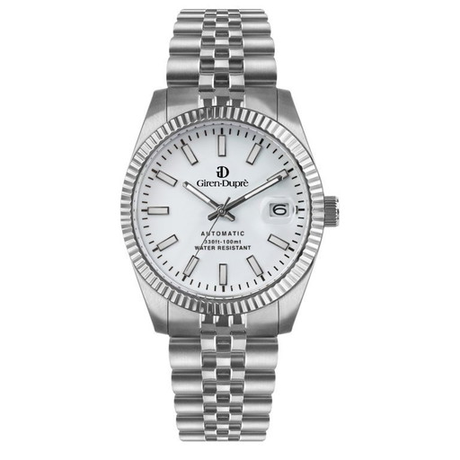 Giren Dupre Solodata 39 automatic steel watch