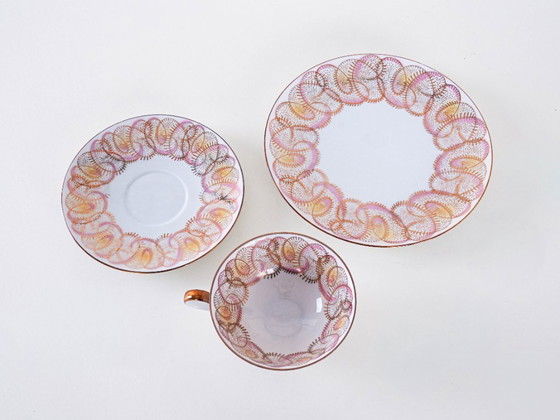 Image 1 of Porseleinen kopje, Duits ontwerp, jaren 60, vervaardigd door Schumann Arzberg Beieren