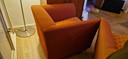 2x Jan des Bouvrie fautuils red-orange