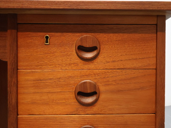 Image 1 of Deens bureau Dubbelzijdig Teak 