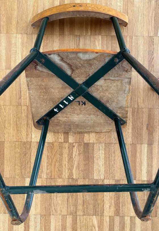 Sedia scolastica vintage – Sedie da pranzo, Wood, Metal (photo 4 of 6)