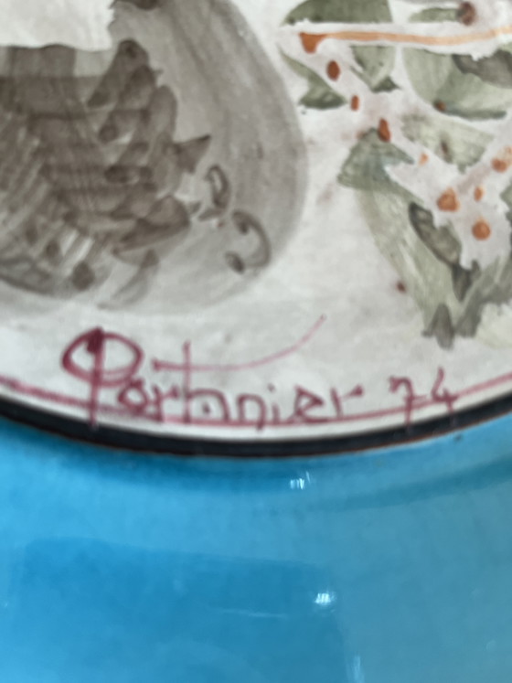 Portanier Piatto in ceramica – Gilbert Portanier, Decorazioni murali (photo 4 of 5)