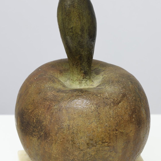 Image 1 of Sculpture Female Figure on Apple by Godfried Pieters