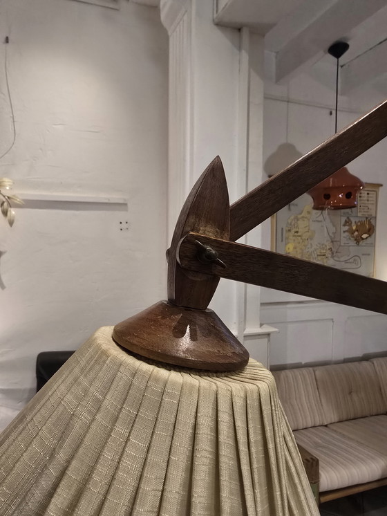 Image 1 of Lampada a forbice vintage in teak