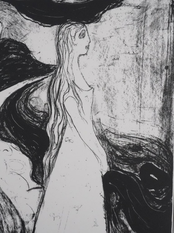 Edvard MUNCH : Les Trois Âges de la Femme, Lithographie Signée – Lithographies et sérigraphies, Paper (photo 8 of 10)