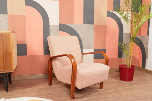 Vintage Sessel Art Deco Design Pinky Granola 1950