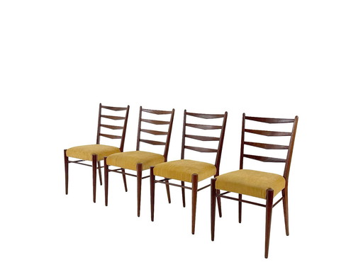 4x Chaises de salle à manger ST09 vintage par Cees Braakman pour Pastoe, 1960s