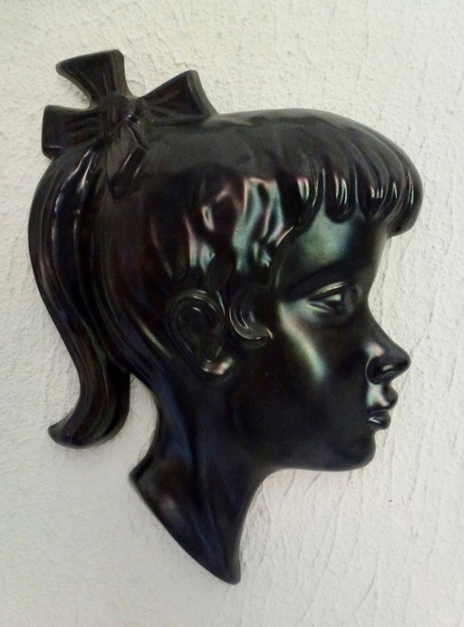 Vintage Girl in Ceramics by Jema, Holland.