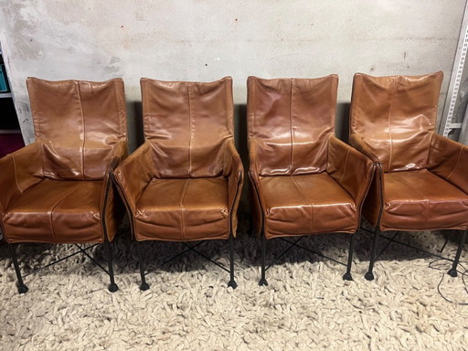 Montis Chaplin 4 pieces cognac leather