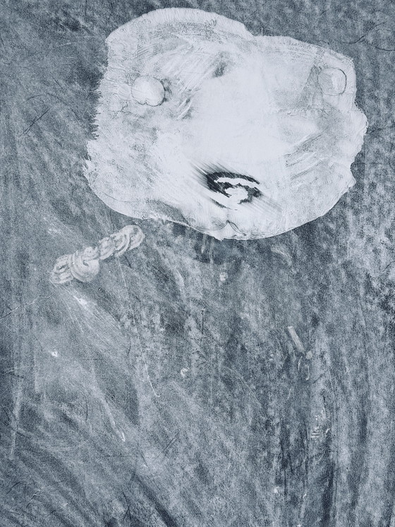 Image 1 of Robert Detheux "Le bel igérant" triptych of paintings, 1978