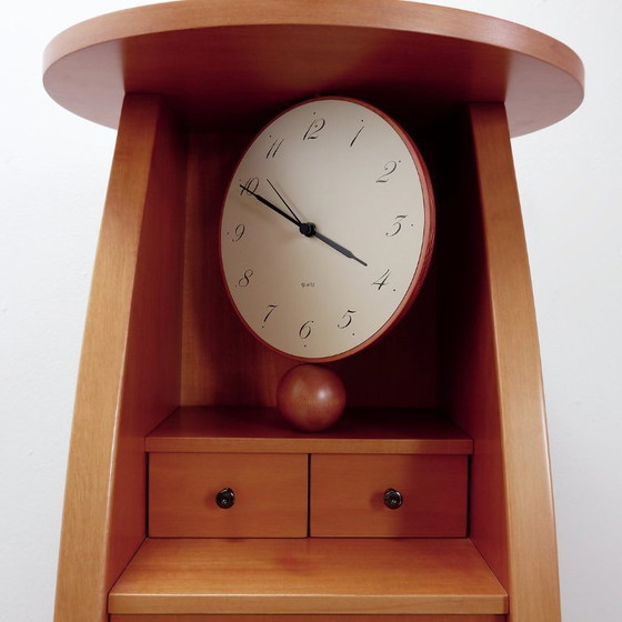 Image 1 of Colonne de tiroirs et horloge vintage 