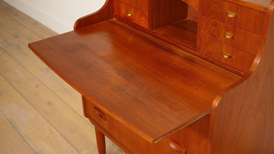 Image 1 of Vintage Secretaire | Deens | Teak | Met Spiegel