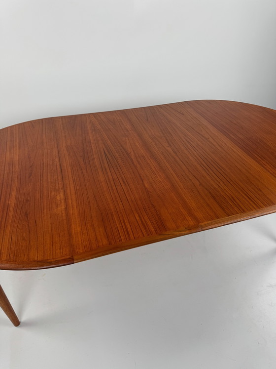 Image 1 of Tavolo da pranzo allungabile in teak di Skovmand & Andersen – Eleganza danese di metà secolo