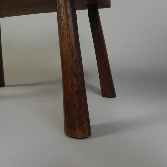 Tabouret vintage en tronc de chêne, années 1960 – Wood (photo 15 of 18)