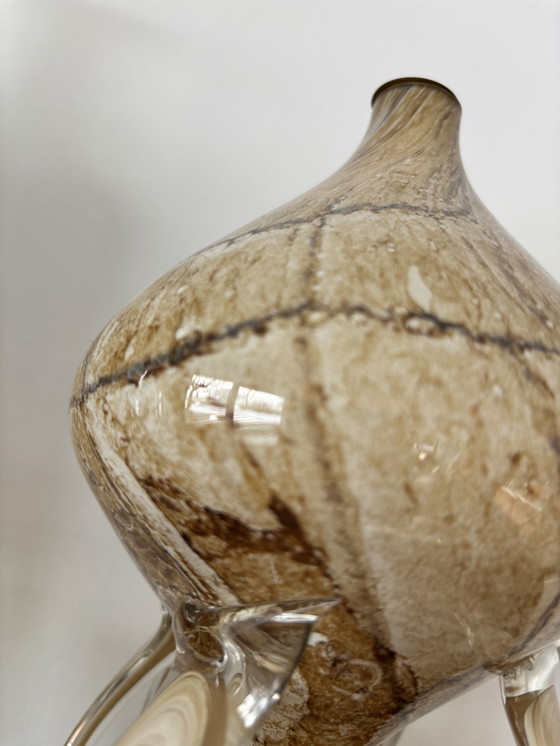 Image 1 of Handgemaakt Poolse glazen olielamp atelier Jozefina Krosno