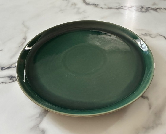 Image 1 of Große runde Platte, Digoin-Fabrik