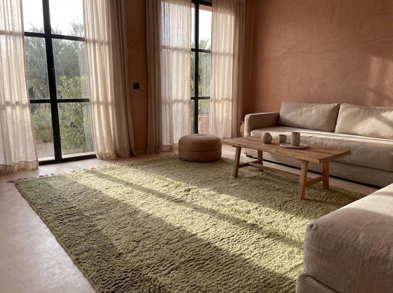 Image 1 of Berberkleed van zuivere wol, traditioneel gemaakt, 150x250 cm