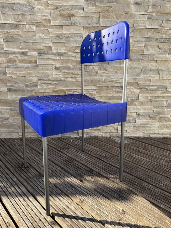 Image 1 of Enzo Mari Driade edit Aleph italian design Memphis Starck 1996 box chair