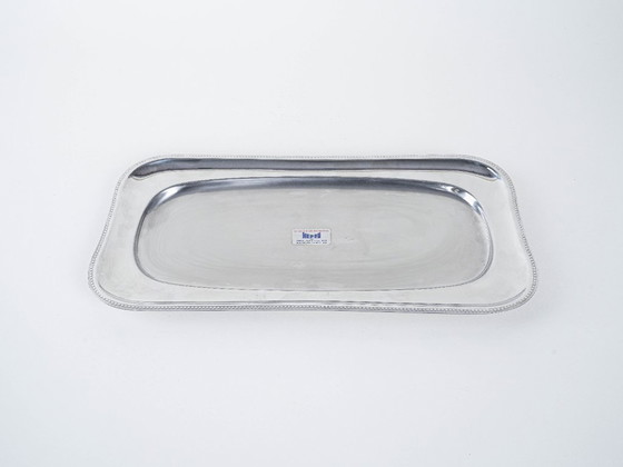 Image 1 of Bandeja de acero, diseño italiano, década de 1970, fabricada por MEPRA.