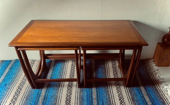 Image 1 of Coffee Table with Nesting Tables from G-Plan, Set of 3