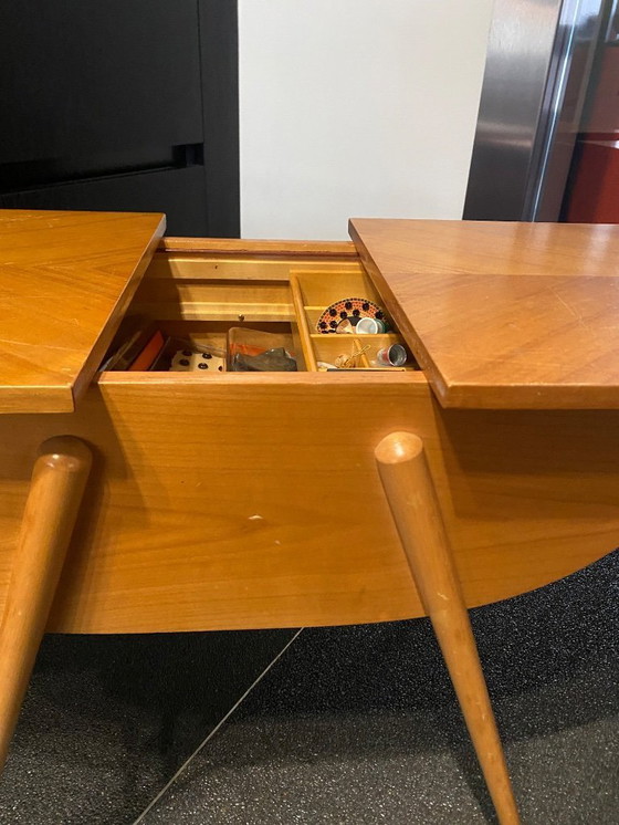 Image 1 of boîte à couture vintage en teck