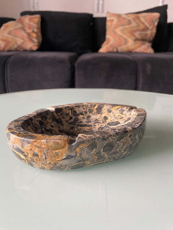 Image 1 of Bandeja de mármol macizo de mediados de siglo