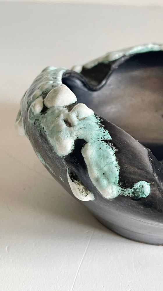 Image 1 of Cyclops Ceramic Ashtray Annecy France Vintage